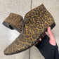 Saint Laurent Leopard Suede ‘Chukka’ Ankle Boots