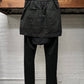 SS2016 Rick Owens Skirted Black ‘Berlin’ Drawstring Sweatpants