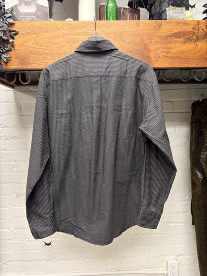 Vintage Yohji Yamamoto ‘A.A.R.’ Vertical Striped Black Button Up Shirt