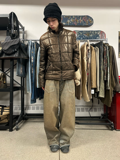Gucci by Tom Ford ‘Ferrari’ Quilted Leather Bomber Jacket