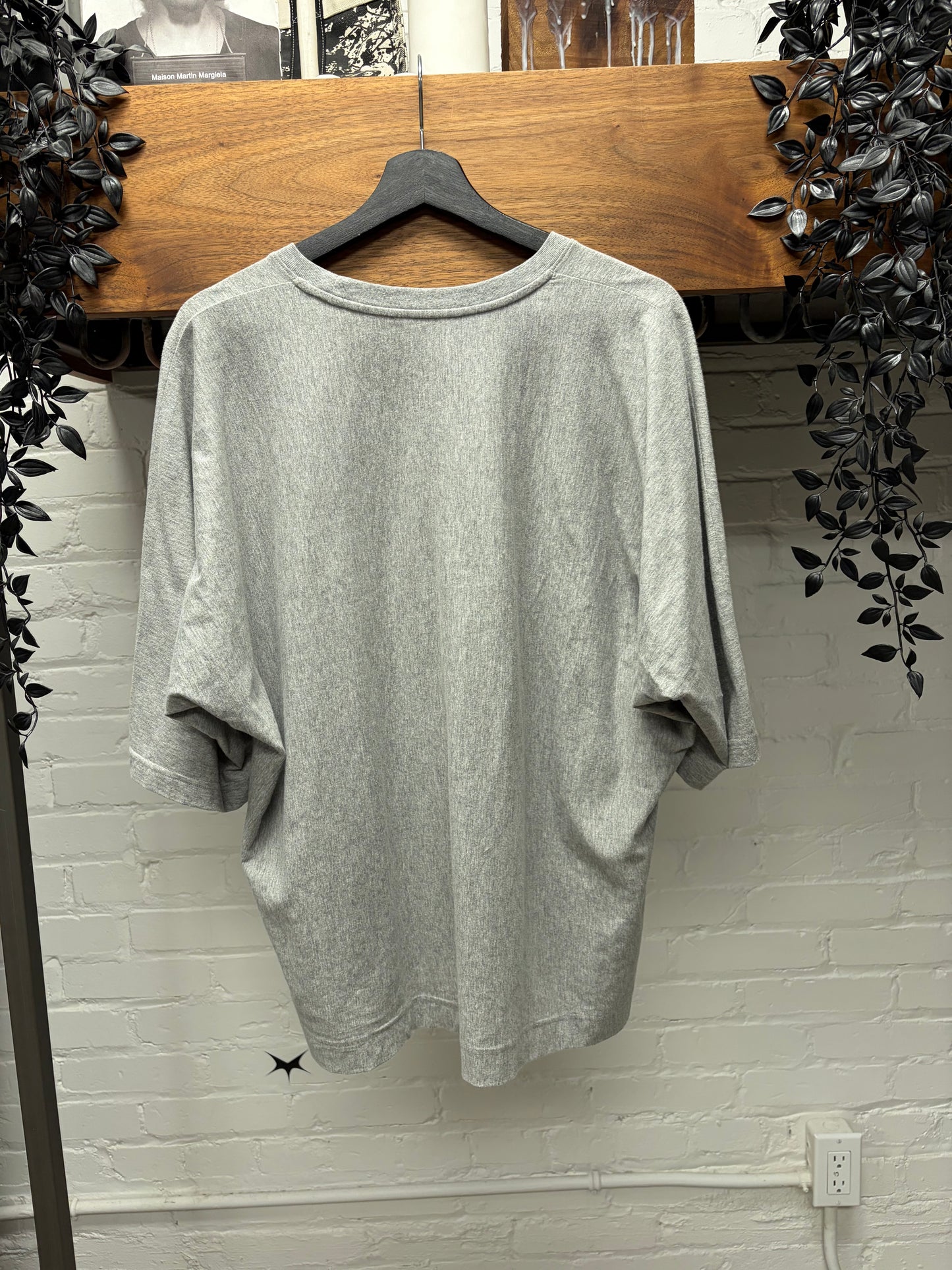 Issey Miyake Homme Plisse Dropped Shoulder Cotton T-Shirt