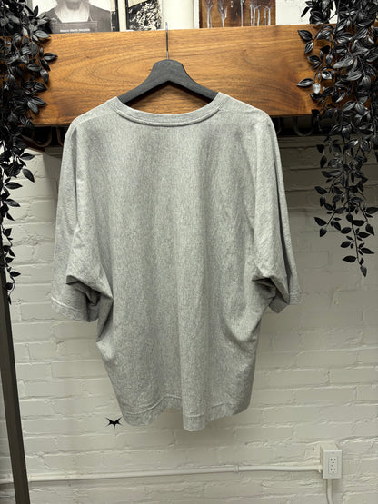 Issey Miyake Homme Plisse Dropped Shoulder Cotton T-Shirt
