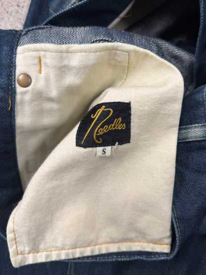 Needles ‘Balloon Cut’ Pleated Wide Leg Denim