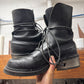 AW1996 ‘Dirk Bikkembergs ‘Metal Heel’ Wraparound Lace Leather Boots