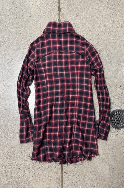 L.G.B. Distressed Shadow Plaid Flannel
