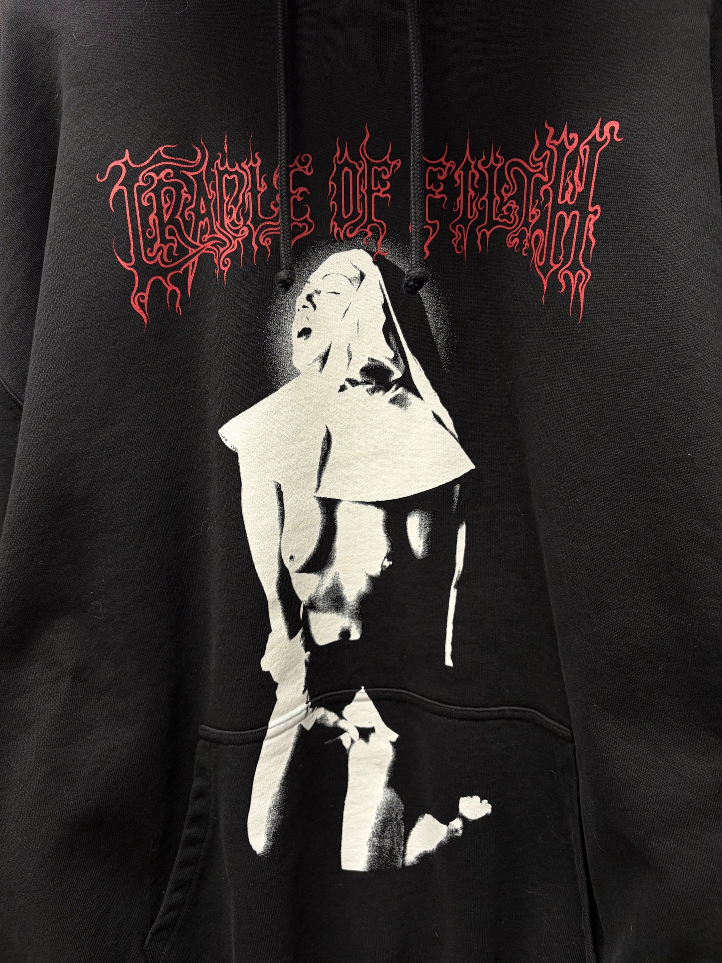 AW2025 Vetements x Cradle of Filth ‘Vestal Masturbation’ Hoodie