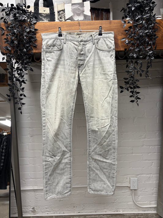 Dior Homme ‘Japan Exclusive’ Light Washed Grey Skinny Jeans