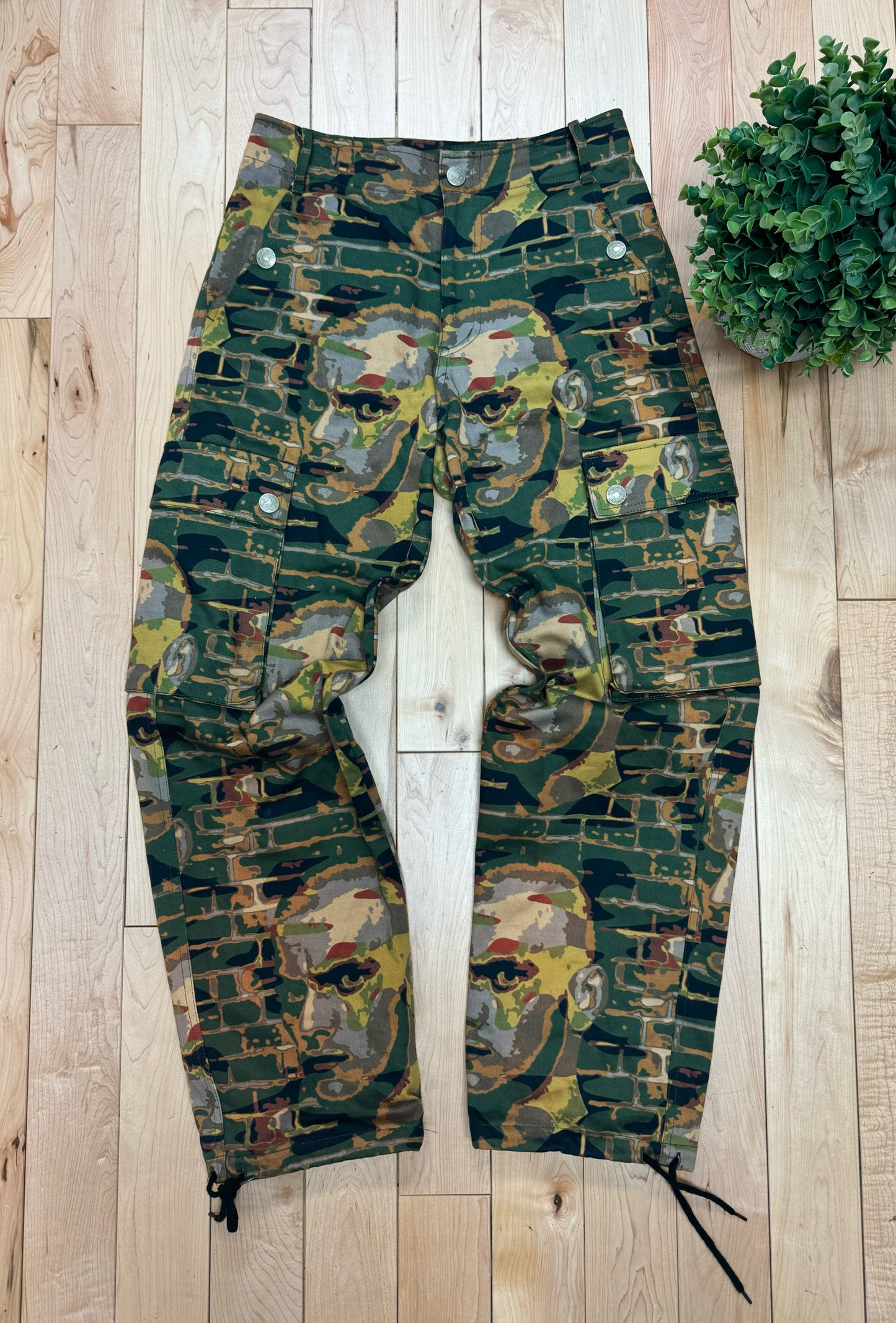 AW1997 Jean Paul Gaultier ‘Faces’ Camo Cargo Pants