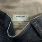 Helmut Lang ‘Oil Spill’ Washed Blue Bootcut Denim