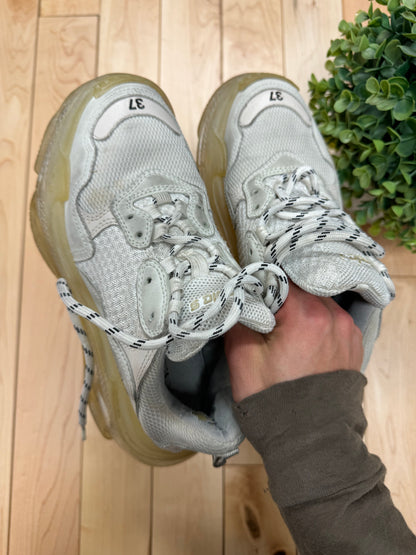 Balenciaga ‘Triple S’ Slate Grey Low Top Sneakers