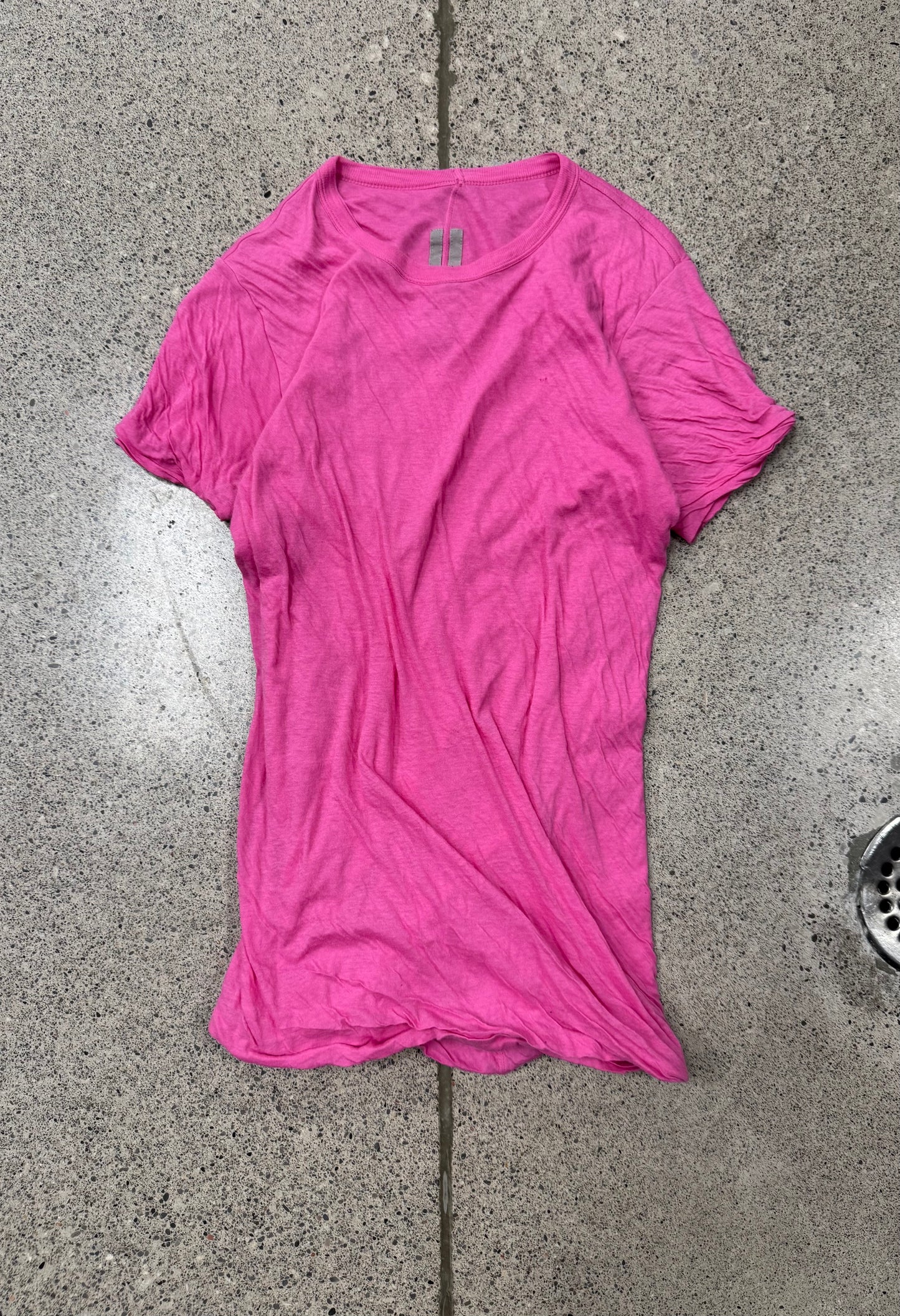 SS2023 Rick Owens ‘Hot Pink’ Double Layer T-Shirt