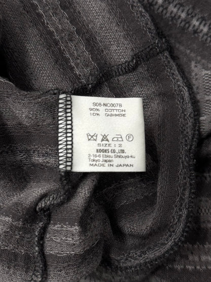 AW2002 Number (N)ine ‘NowhereMan’ Cashmere 3/4 Length Shirt