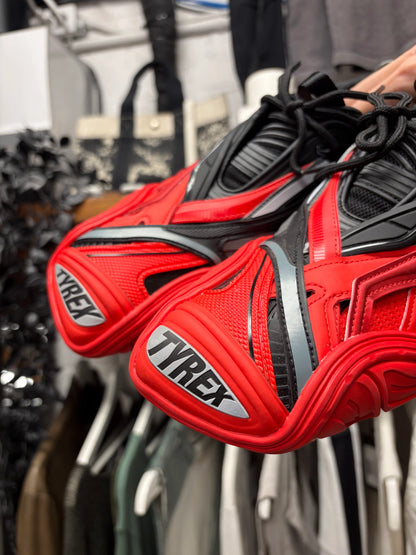 Balenciaga ‘Tyrex’ Black/Red Low Top Sneakers