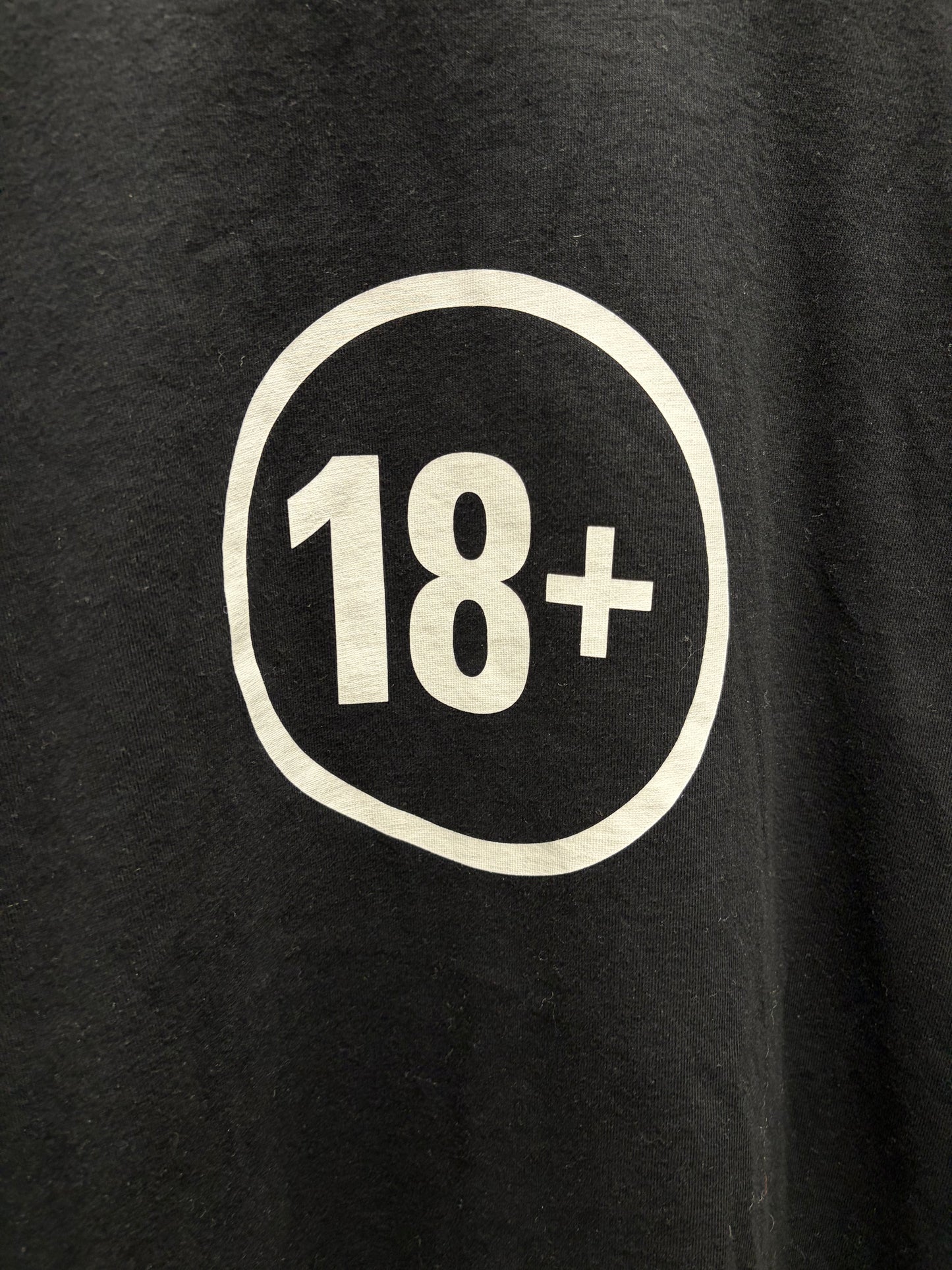SS2019 Balenciaga ‘18+’ Black/White Graphic T-Shirt
