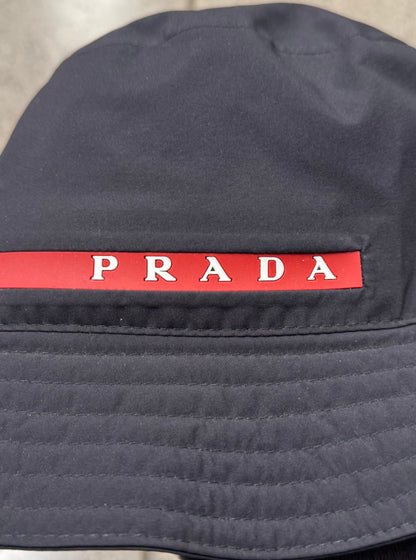 Prada Sport ‘Linea Rossa’ Nylon Bucket Hat