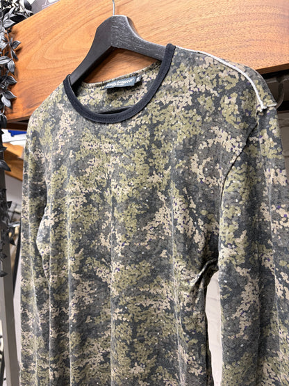 Dolce & Gabbana ‘Mainline’ Green Camouflage Long Sleeve Shirt