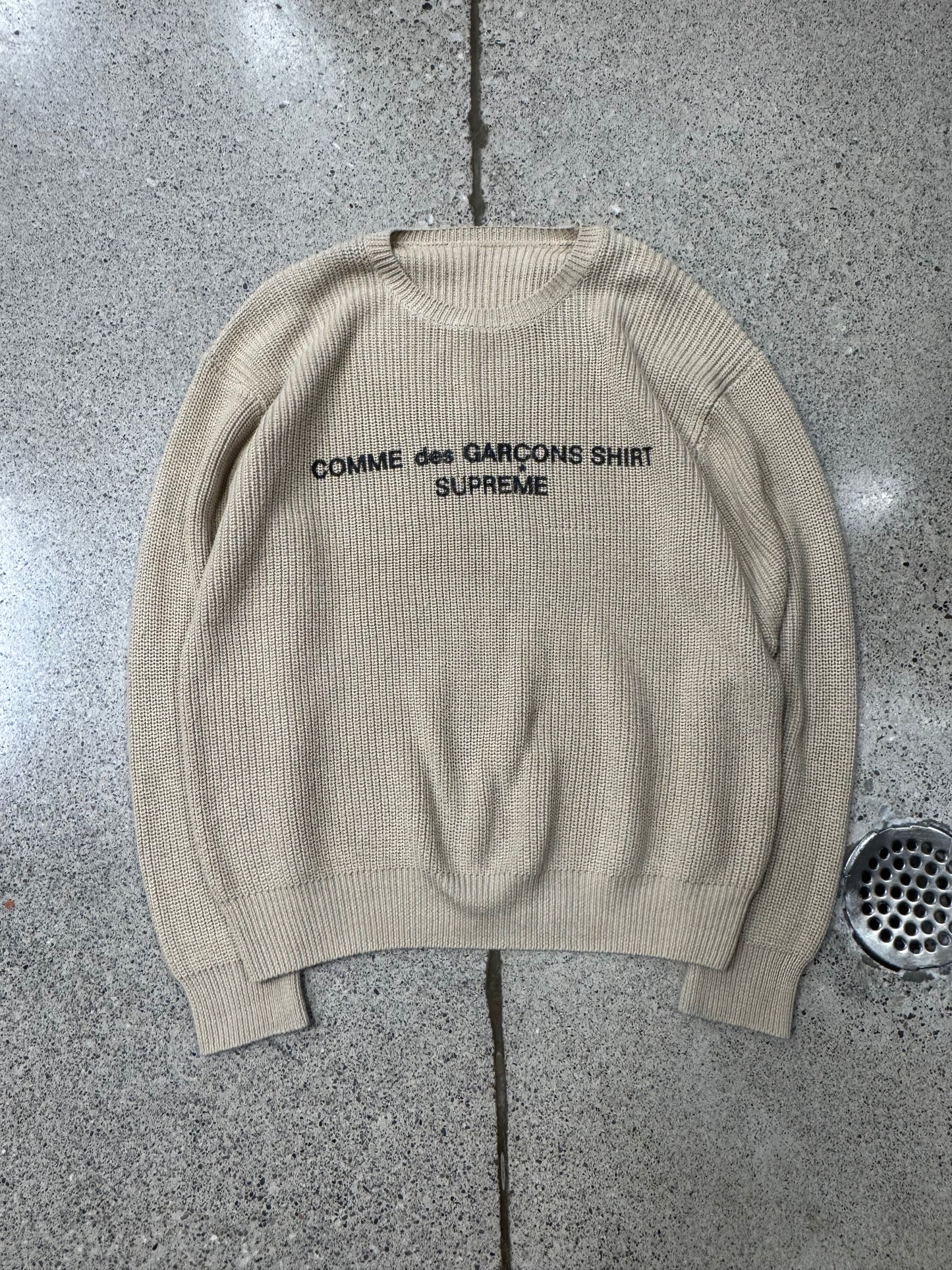 AW2018 Supreme x Comme Des Garçons Shirt Knit Sweater
