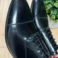 Burberry Matte Black Calfskin Leather Oxford Shoes