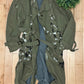 SS2022 Balenciaga ‘Artist’ Painted Military Canvas Trench Coat