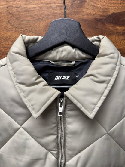AW2021 Palace ‘Stone’ Collared ‘Puffa’ Zip-Up Work Jacket