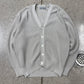 1989 Comme Des Garçons Homme Drop Shoulder Ribbed Cardigan