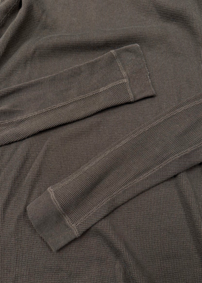AW2014 Julius ‘Thermal’ Cashmere/Cotton ‘Exposed Seam’ Waffle Shirt