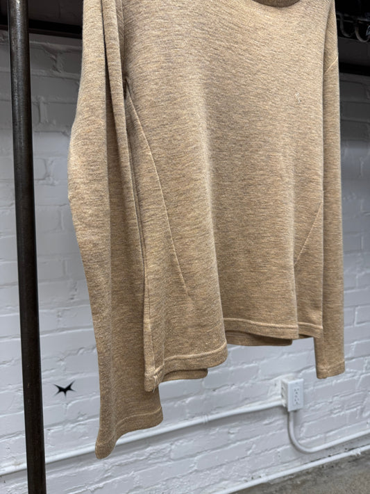 AW2009 Raf Simons Virgin Wool Darted Knit Sweater
