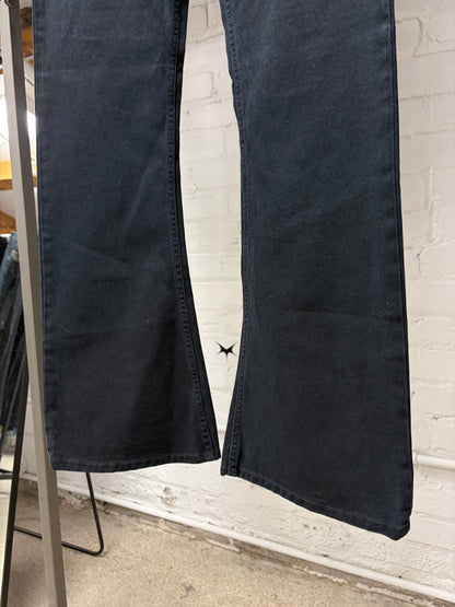 2023 Balenciaga ‘Flared Cut’ Classic Black Skinny Denim