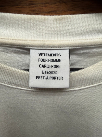 SS2020 Vetements x Bose Embroidered Logo Oversized T-Shirt