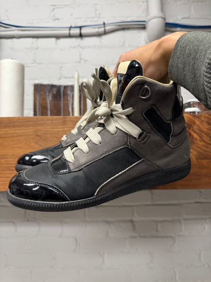 Maison Margiela ‘Sherman’ Leather/Canvas High Top Sneakers