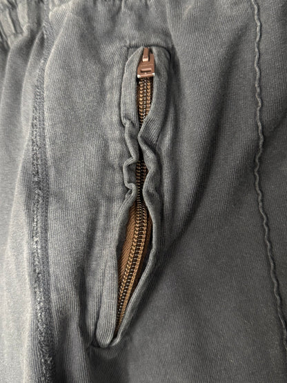 Acne Studios Washed Black Wide Leg Sweatpants