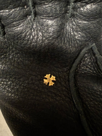 Chrome Hearts 18K Gold ‘Plus Cross Stud’ with Factory Set Diamond Earring