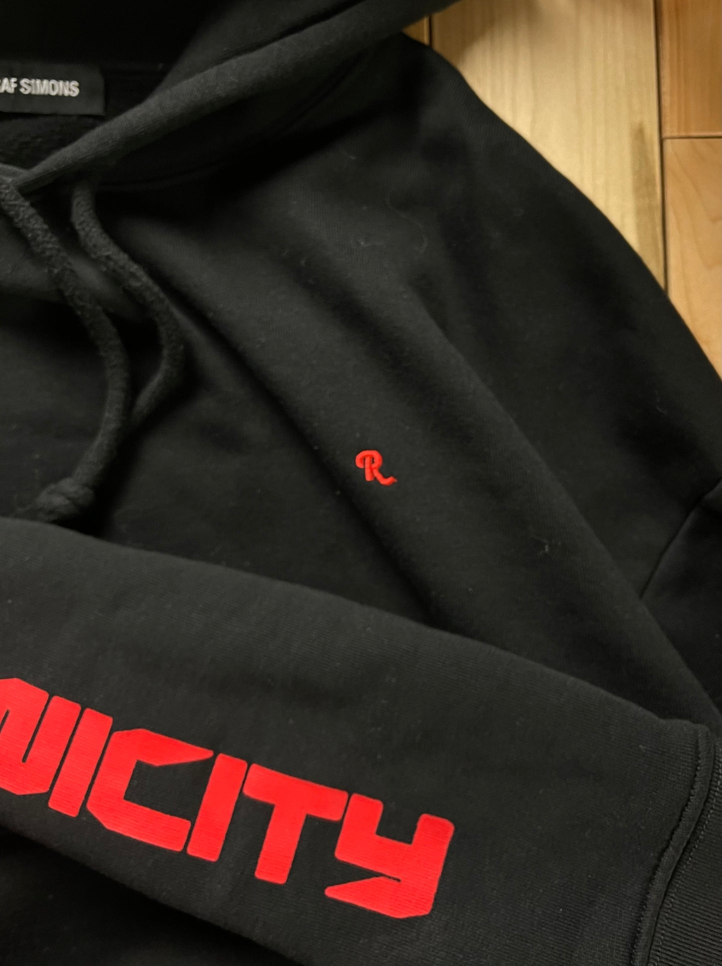 Autumn Winter 2022 Raf Simons ‘Synchronicity’ Graphic Hoodie