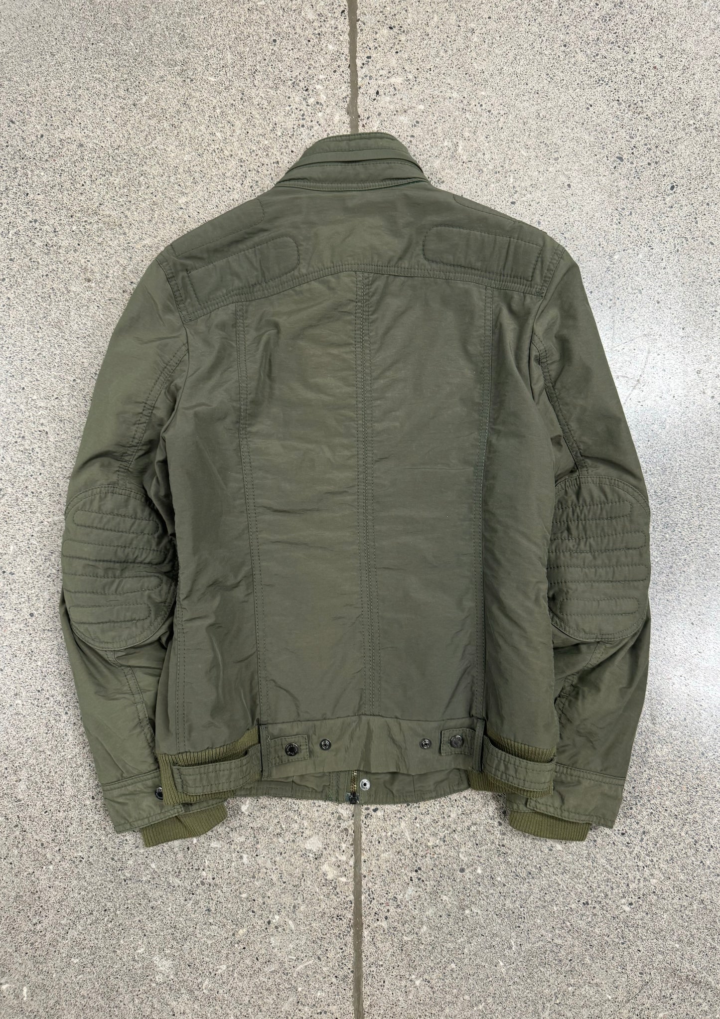 2000s Dolce & Gabbana Military Green Padded Cargo Jacket