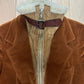 2000s Dolce & Gabbana Mainline Corduroy Shearling Lined Blazer