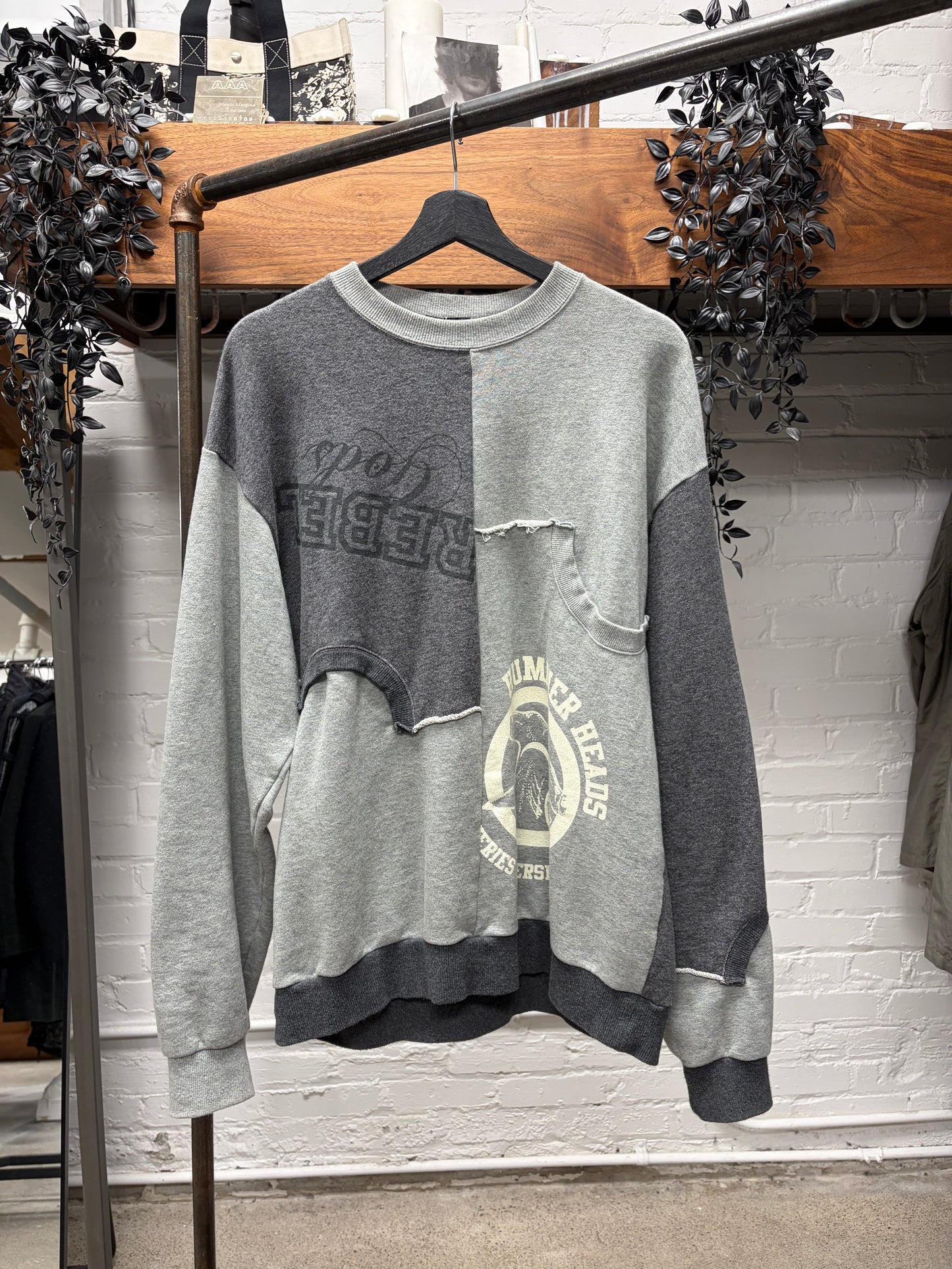 Undercover ‘Paper Doll’ Re-Edition Reconstructed Grey Sweatshirt