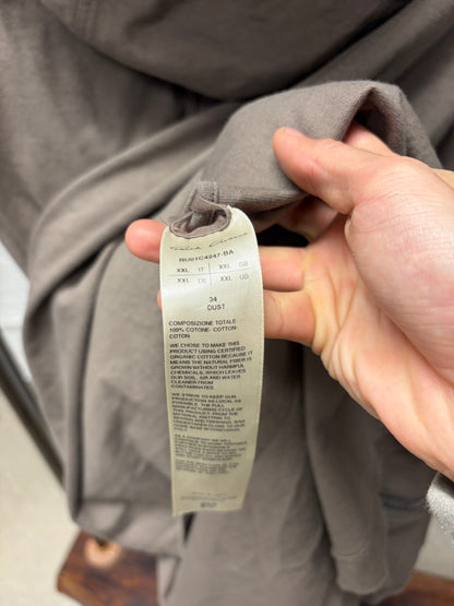 SS2023 Rick Owens ‘Edfu’ Dust Brown Jumbo ‘Peter’ Zip-Up Hoodie