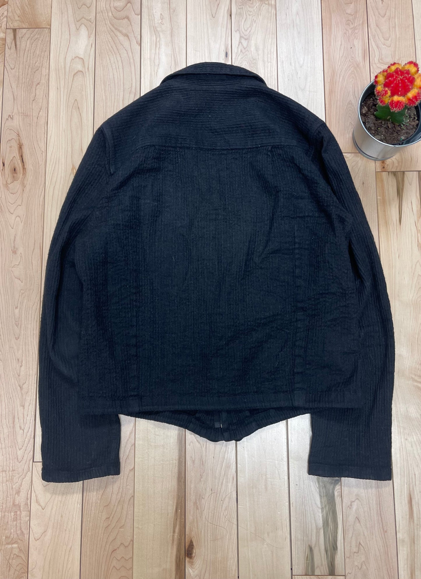 Ann Demeulemeester Rayon Double Pocket Work Jacket