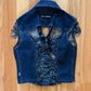 Vintage Jean Paul Gaultier Fringe Deconstructed Denim Vest