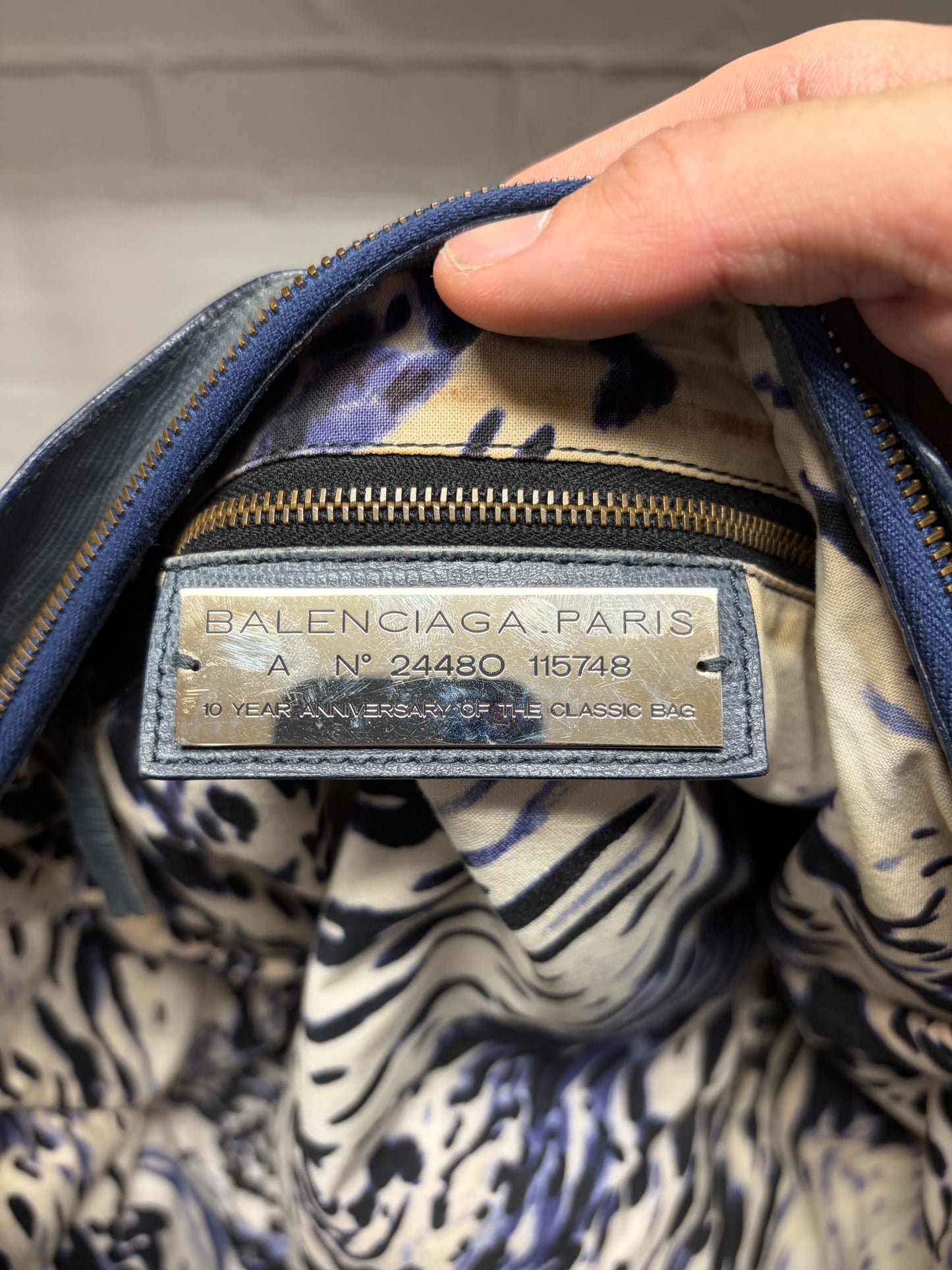 2011 Balenciaga ‘10 Year Anniversary’ Lizard Leather ‘City’ Bag