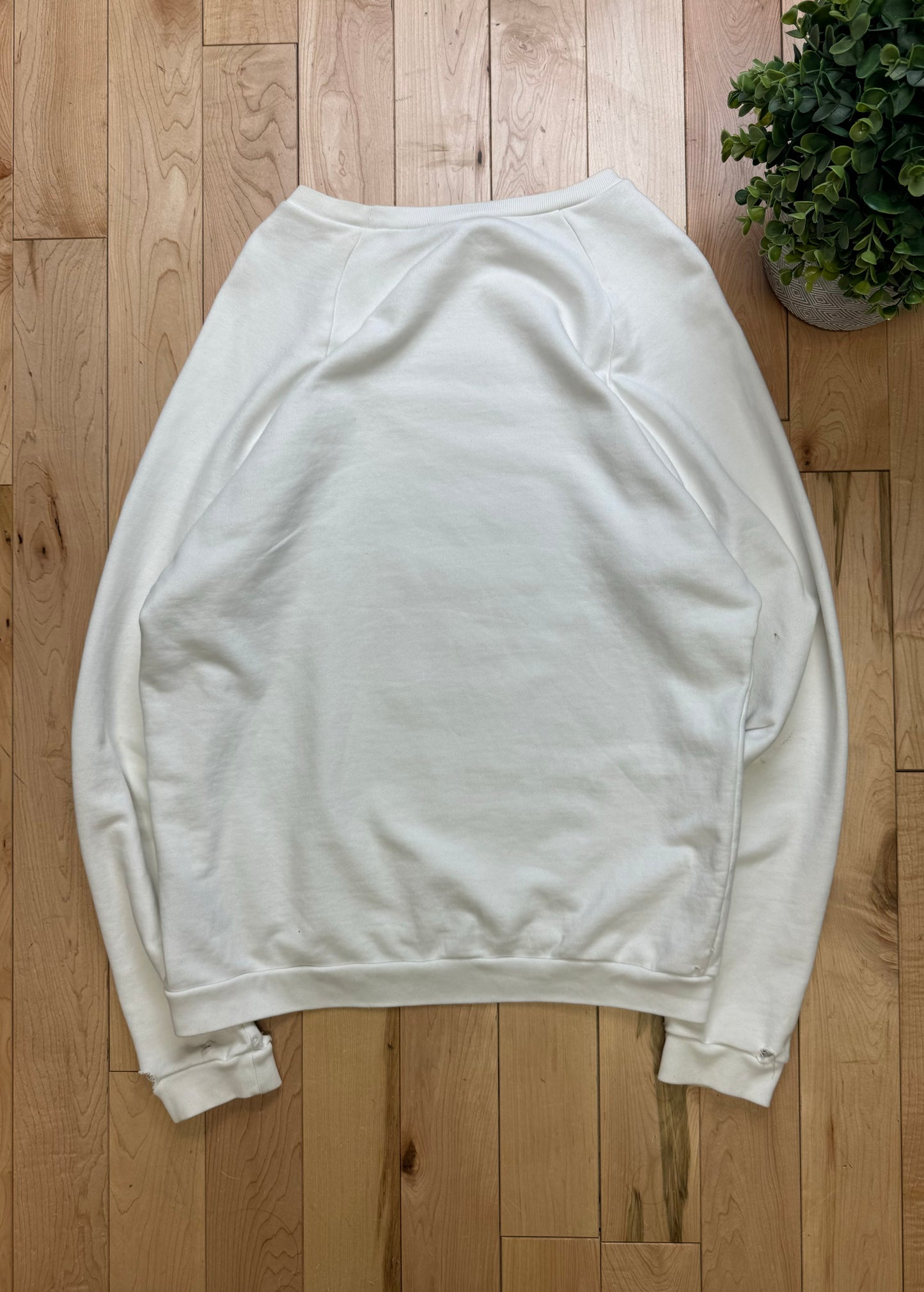 Raf Simons Redux SS2002 ‘Independence’ White Sweatshirt