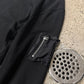 Helmut Lang Military Inspired ‘MA-1’ Pocket Black Sweatshirt