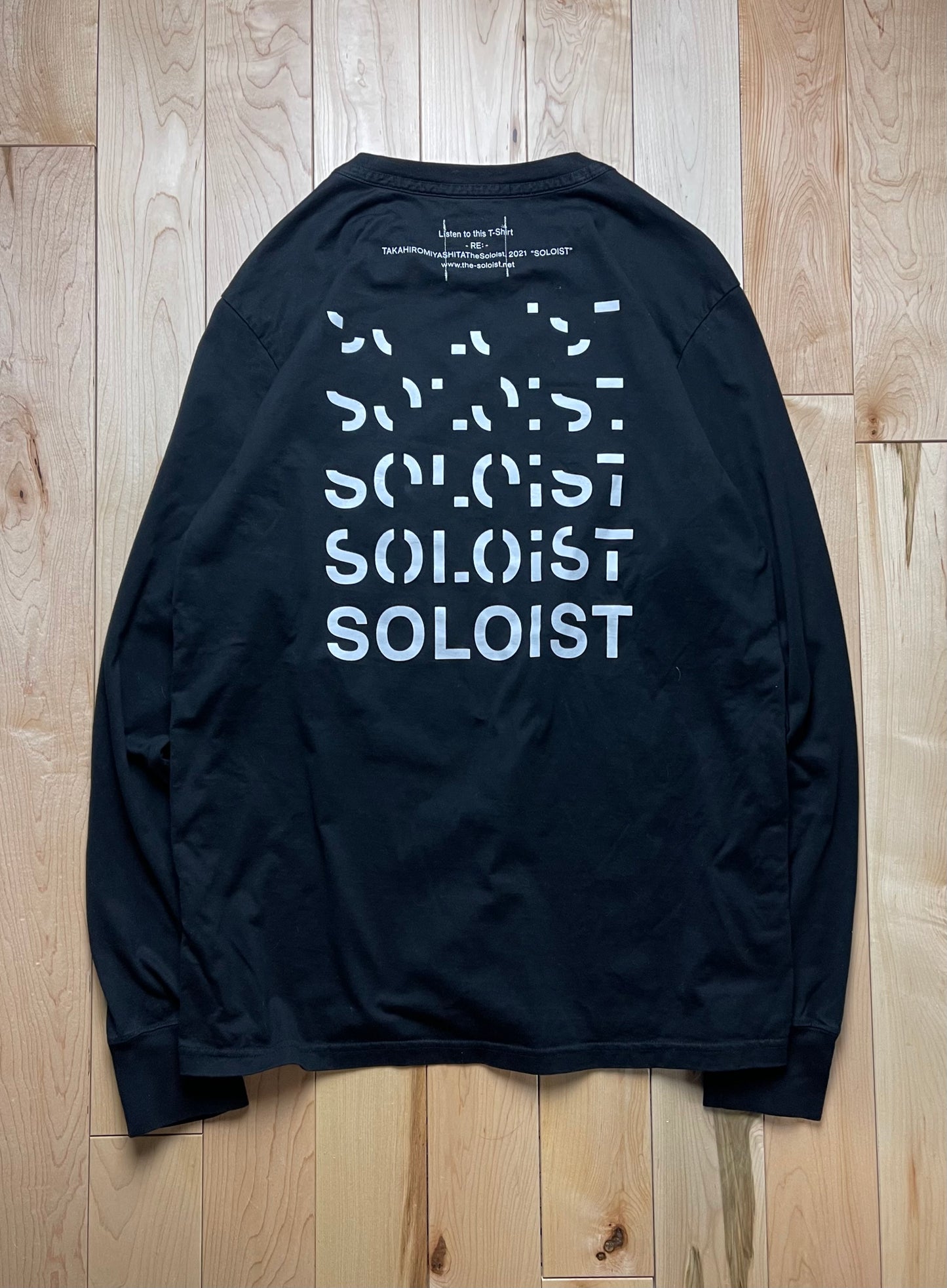 2021 Takahiro Miyashita The Soloist Logo Long Sleeve T-Shirt w