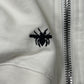Dior Homme ‘Bee Motif’ White Cutoff Sleeveless Hoodie