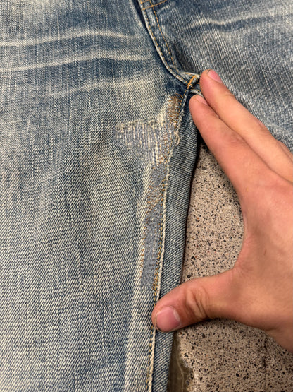 2019 Saint Laurent ‘Faded Blue’ D02 Skinny Jeans