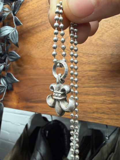 Chrome Hearts ‘Fleur De Lis’ 925 Silver Pendant