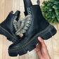 Rick Owens x Doc Martens 1460 DMXL Leather Jumbo Lace Boots