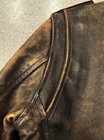 Maison Margiela ‘Replica’ 1950s Boston Perfecto Leather Jacket