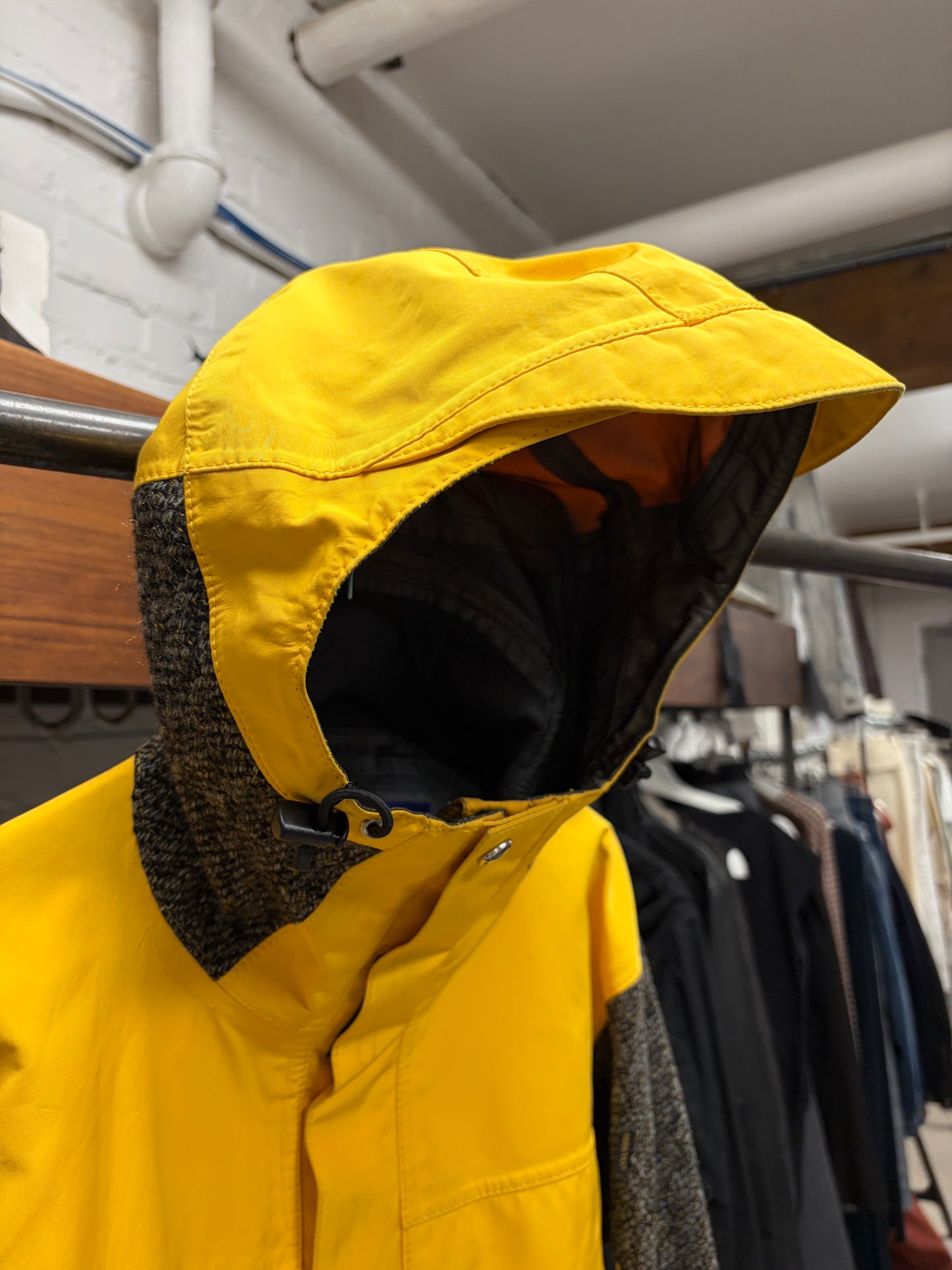 AW2005 Junya Watanabe x Goretex Tweed/Waterproof Shell Jacket