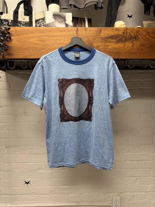 AW2006 Number (N)ine ‘Last Goodbye’ Blue Picture Frame Ringer T-Shirt